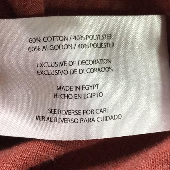 Eddie Bauer Shirt Mens XXL Rust Sun Mountains Graphic Tee Base Layer Hiking - Picture 5 of 12